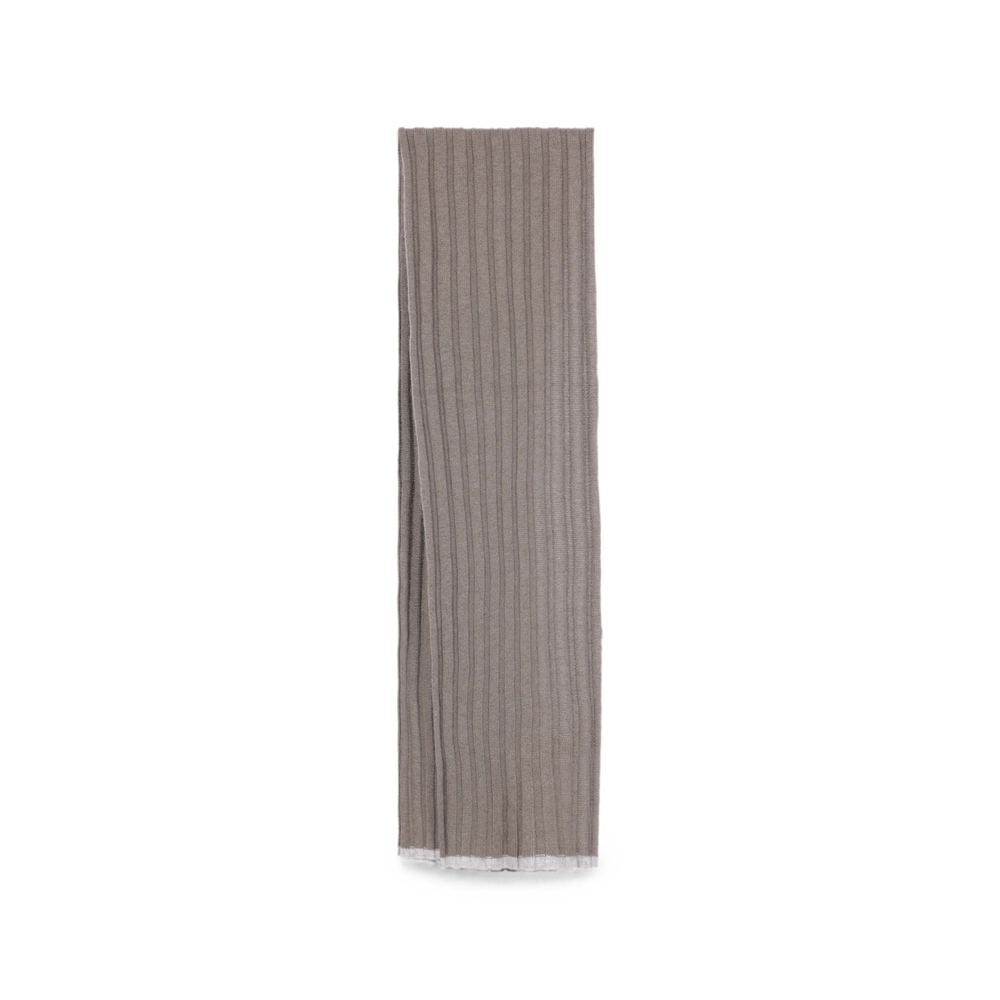 Brunello Cucinelli Ribbed-knit Cashmere Scarf