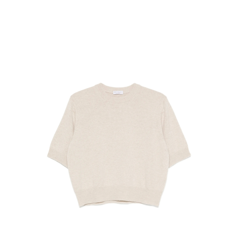 BRUNELLO CUCINELLI Brunello Cucinelli Short-sleeve Sweater　ブルネロ・クチネリ 半袖セーター