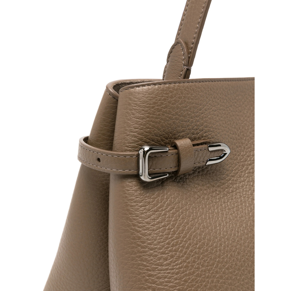 Pebble-Leather Tote Bag