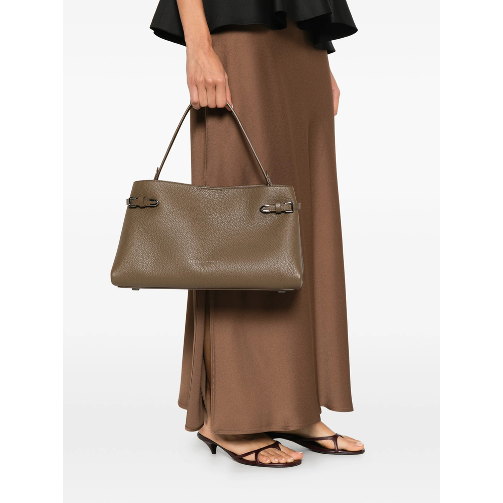 Pebble-Leather Tote Bag