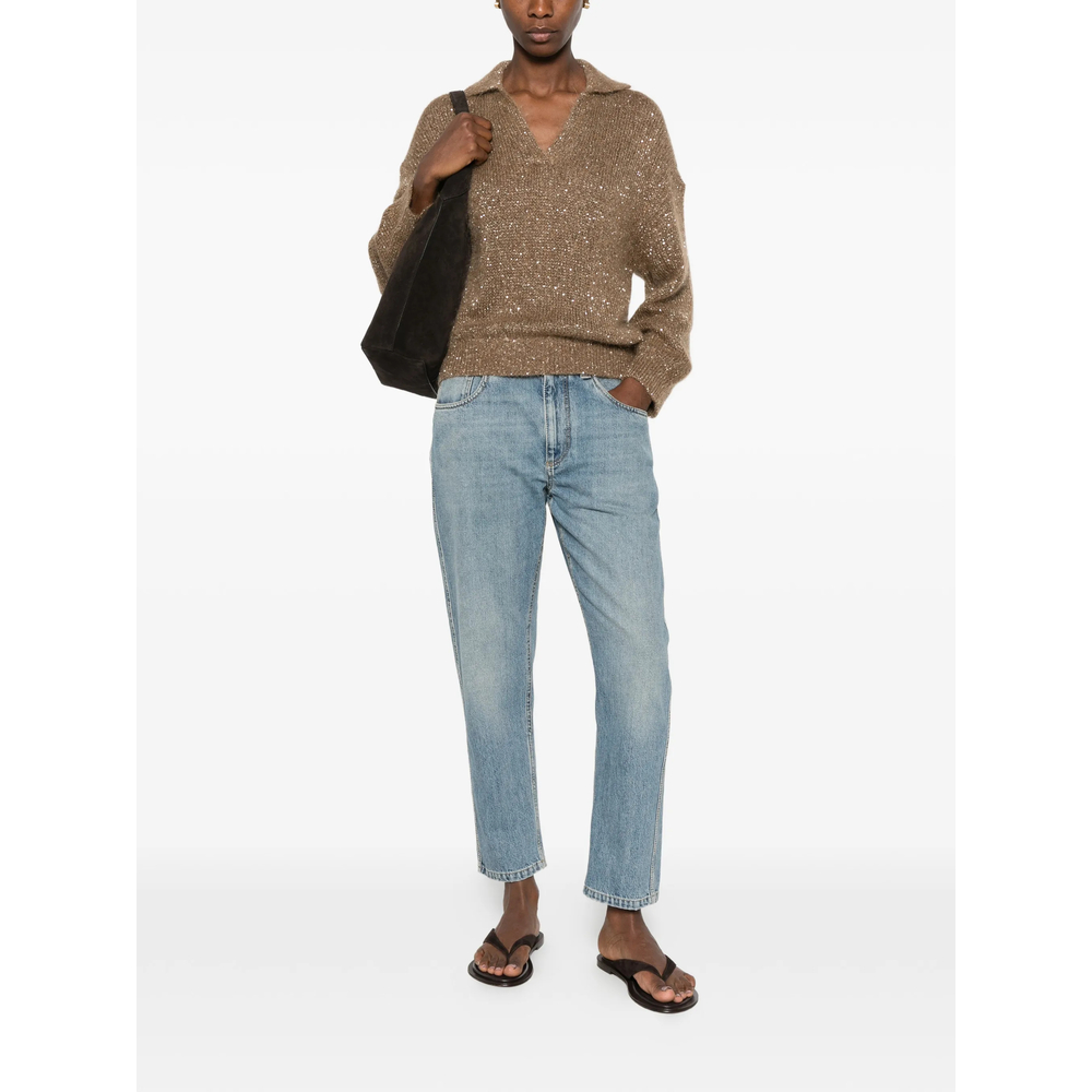 Logo-Patch Jeans