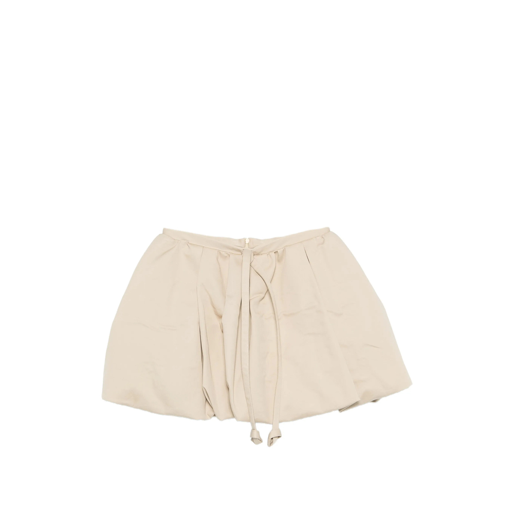 Patou Bow-detail Bubble-hem Skirt