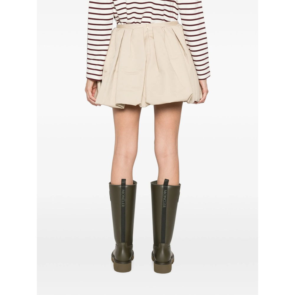 Bow-Detail Bubble-Hem Skirt