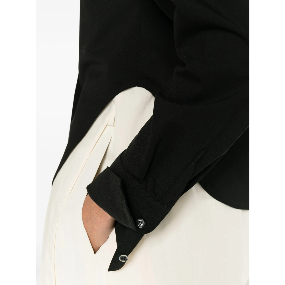 Curved-Hem Shirt