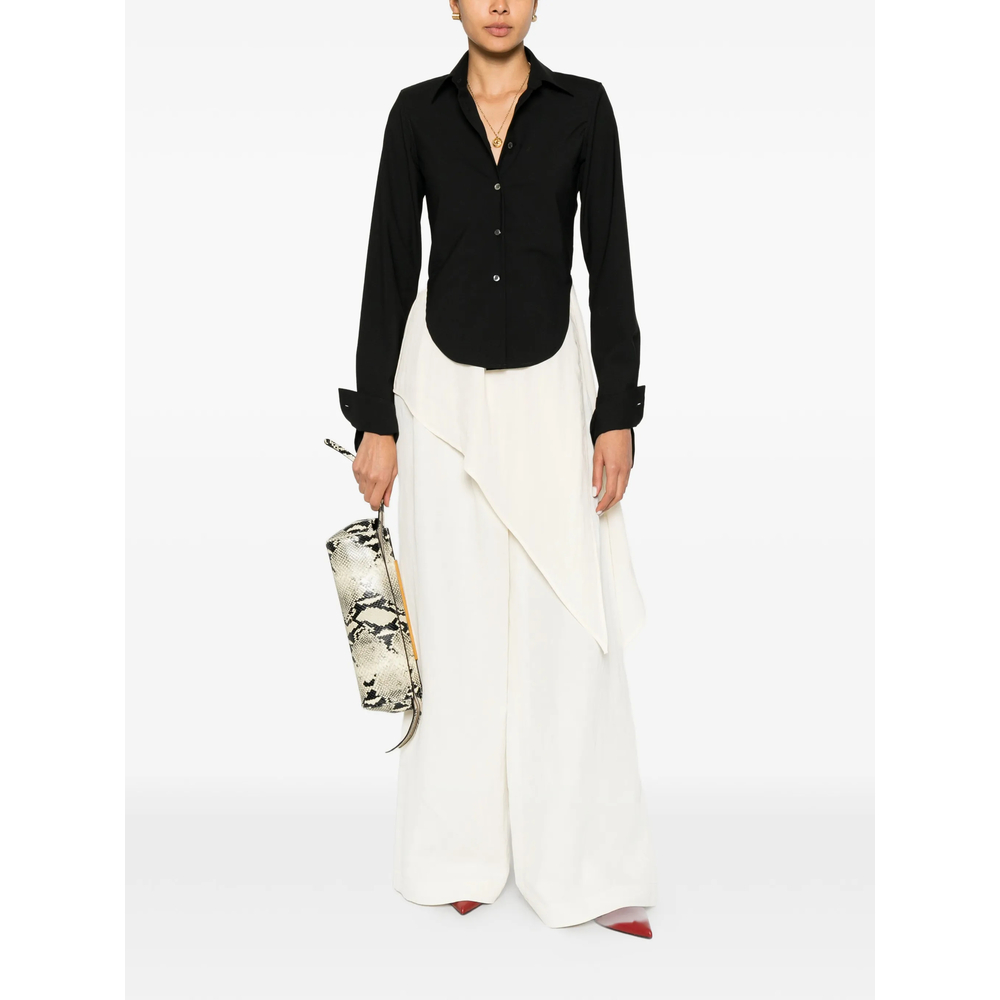 Curved-Hem Shirt