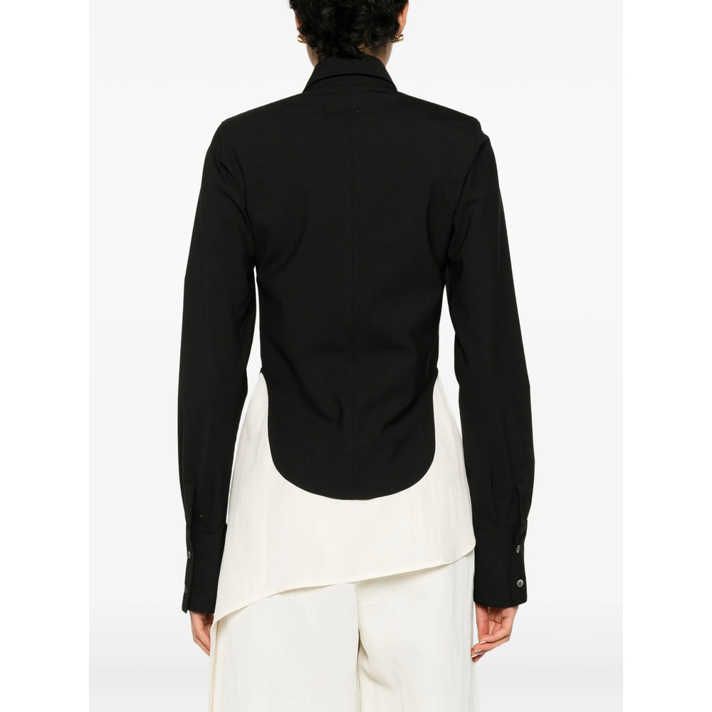 Curved-Hem Shirt