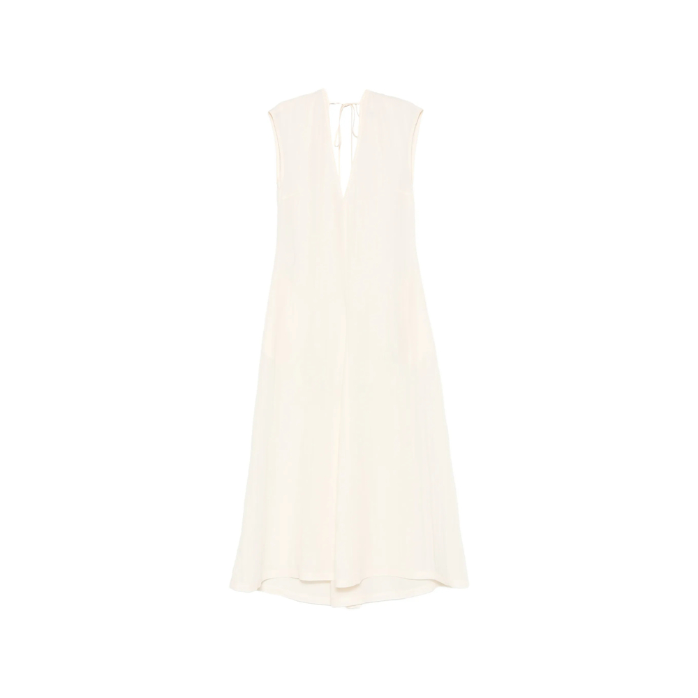 Covert V-neck Back-tie Maxi Dress