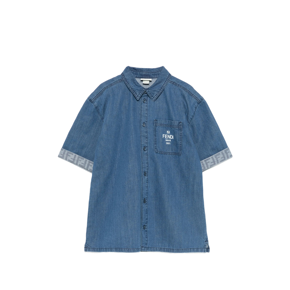Fendi Patch-pocket Logo Shirt