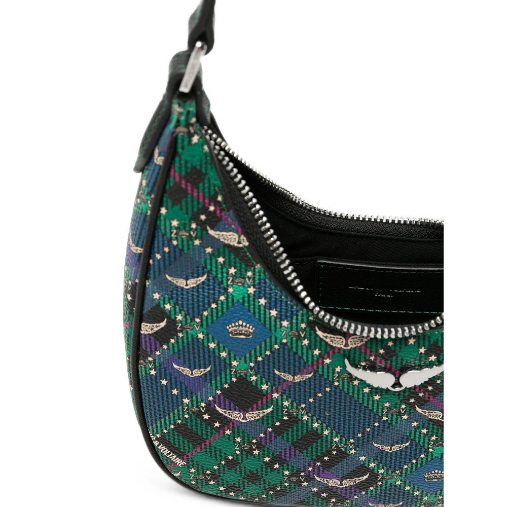 Z Night Out Plaid-Pattern Shoulder Bag