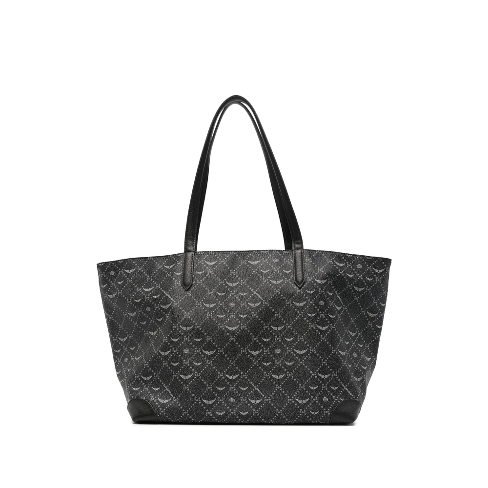 Monogram-Print Tote Bag