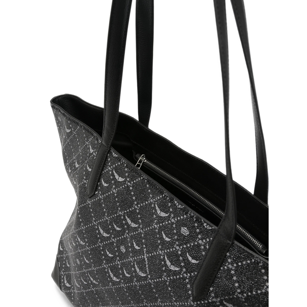 Monogram-Print Tote Bag