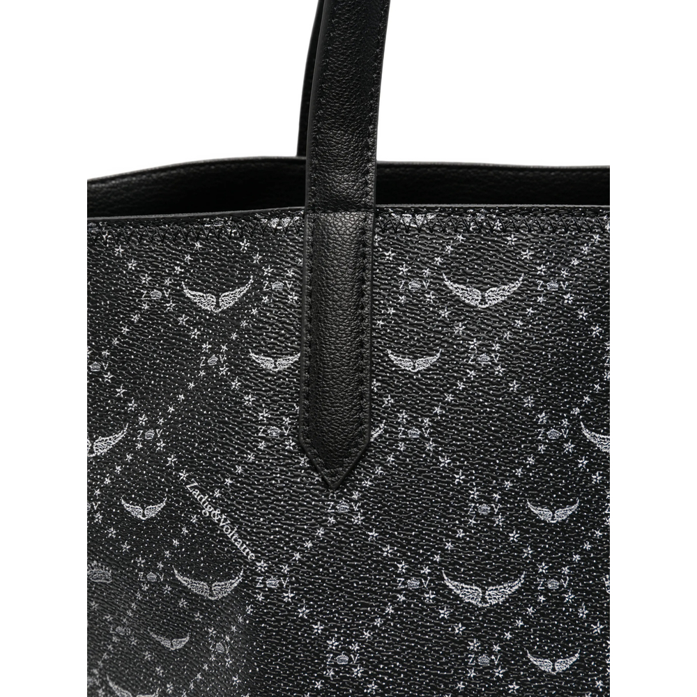 Monogram-Print Tote Bag