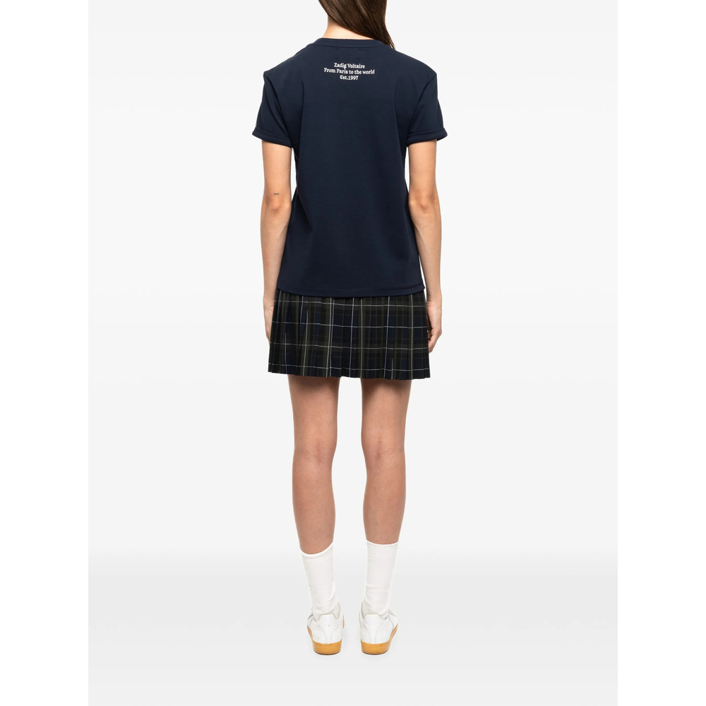 Walk Strass-Embellished Slogan-Print T-Shirt