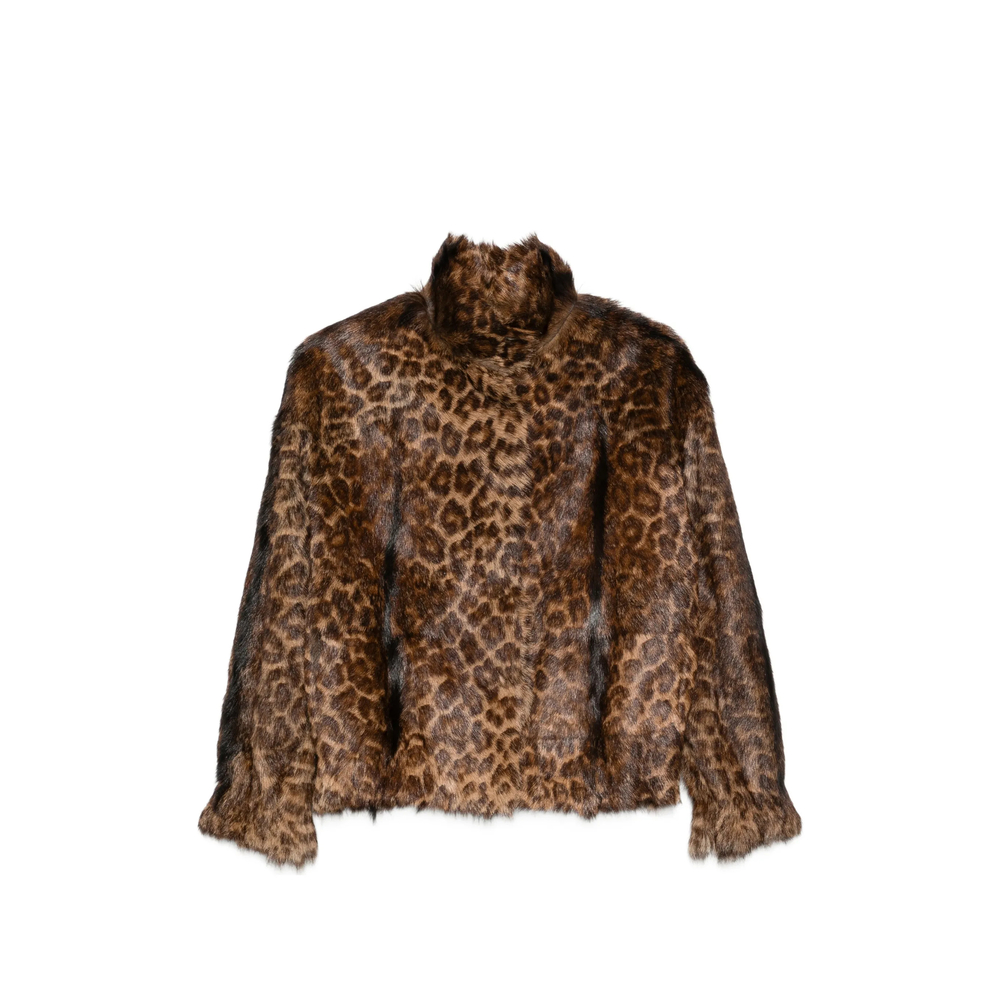 Salvatore Santoro Leopard-print Long-sleeve Jacket