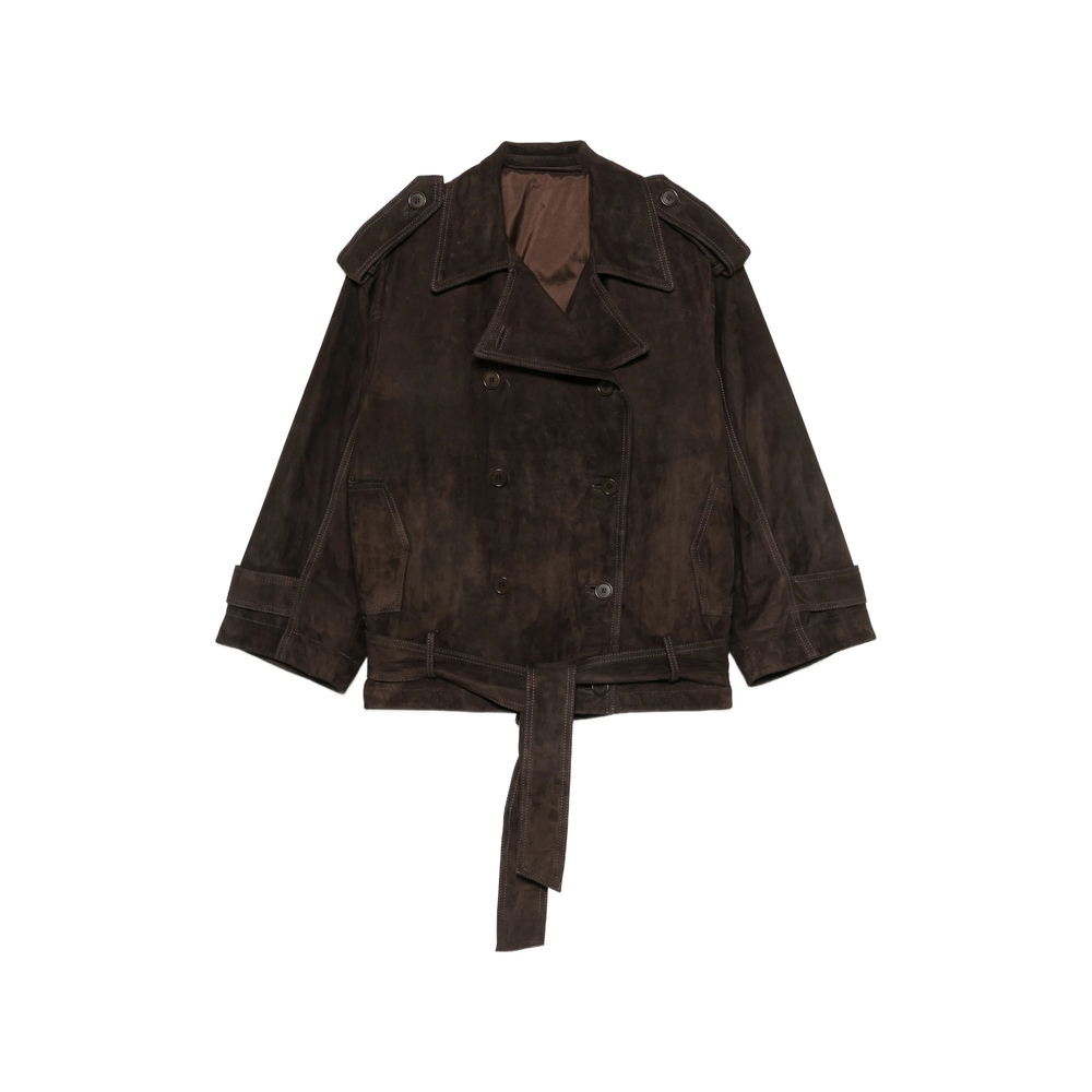 Salvatore Santoro Double-breasted Suede Jacket