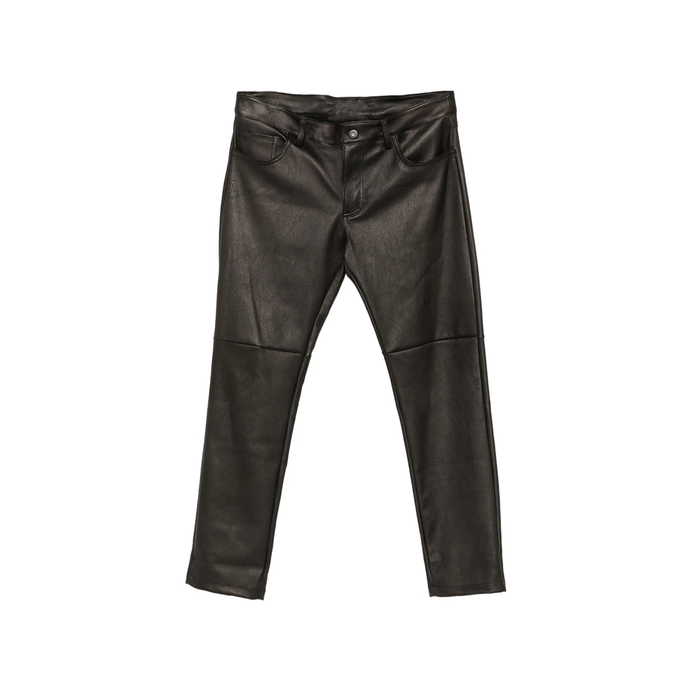 Salvatore Santoro Seam-detail Leather Trousers