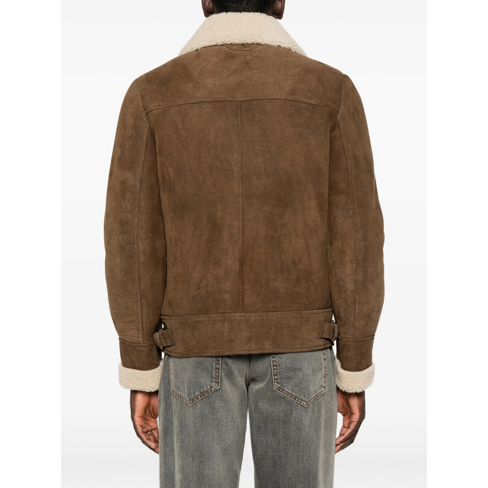 Shearling-Trim Jacket