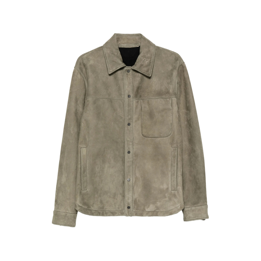 Salvatore Santoro Suede Press-stud Jacket