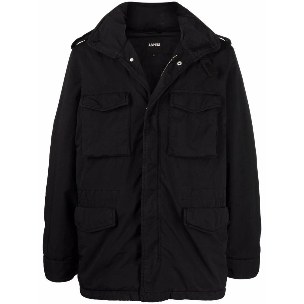 Aspesi Cargo-pocket Hooded Coat