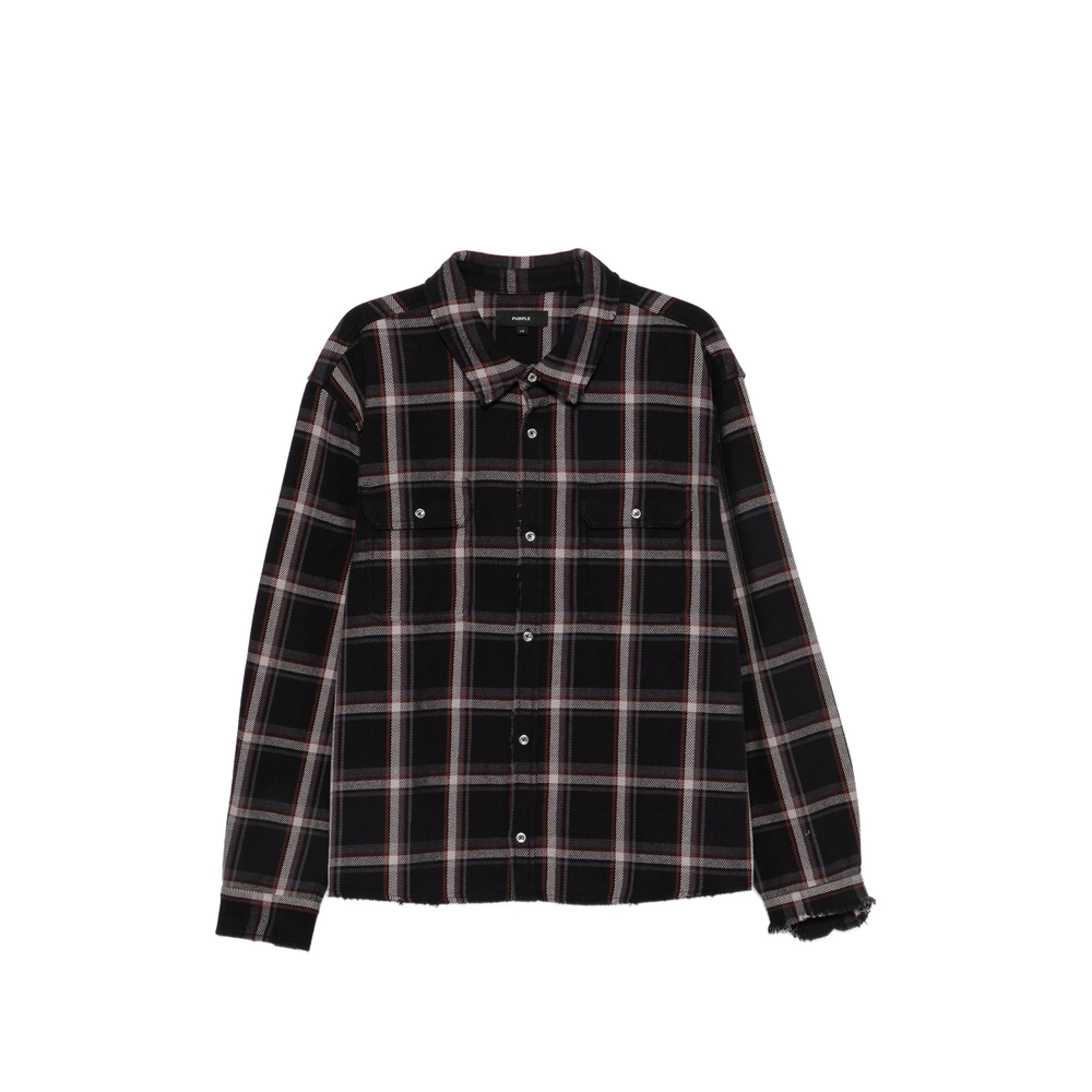 Check-Pattern Cotton Shirt