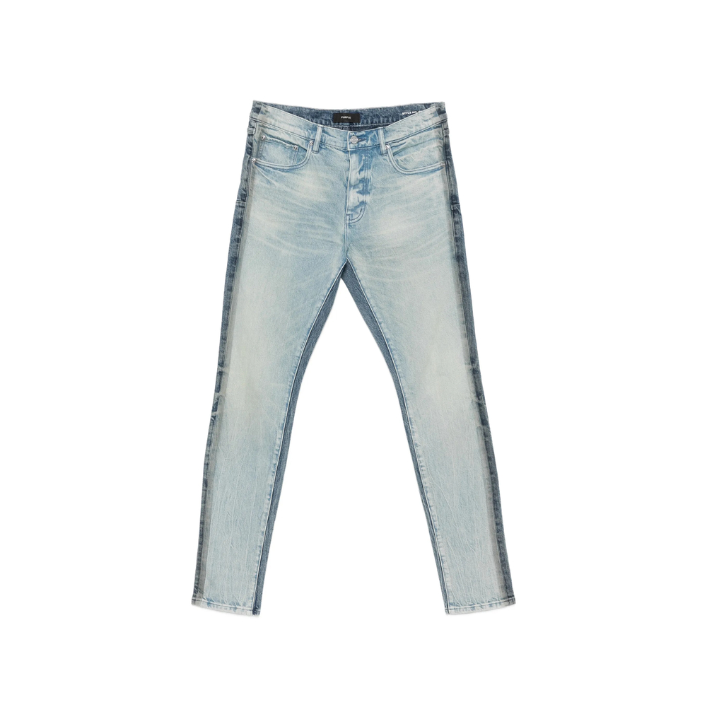 Faded Panelled Jeans