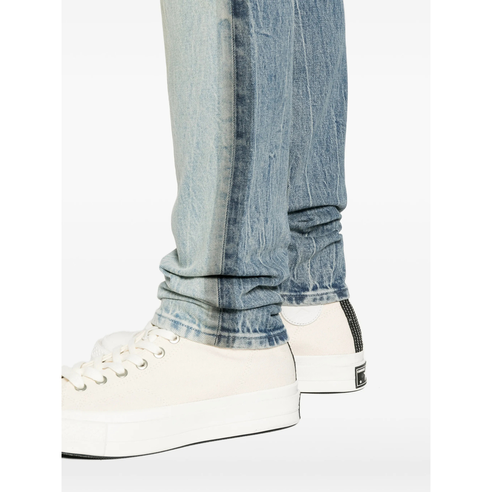 Faded Panelled Jeans
