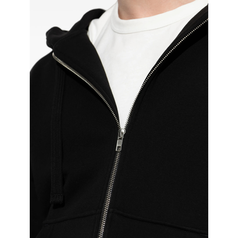 Logo-Embroidered Zip-Up Hoodie