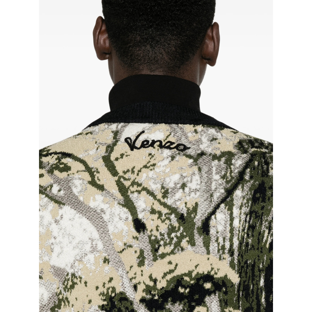 Japanese Garden V-Neck Cardigan