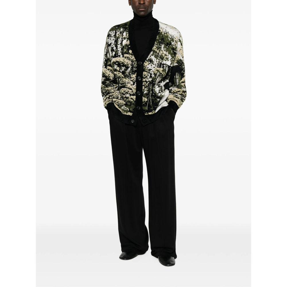 Japanese Garden V-Neck Cardigan