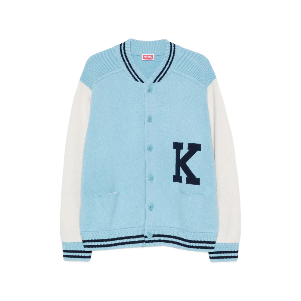 Varsity Logo-Embroidered Cardigan