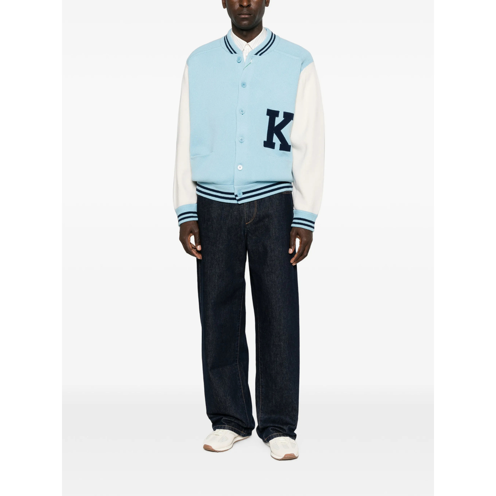 Varsity Logo-Embroidered Cardigan