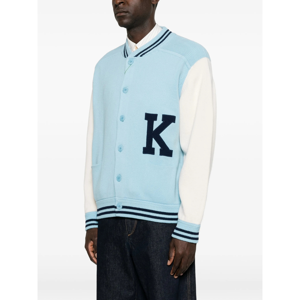 Varsity Logo-Embroidered Cardigan