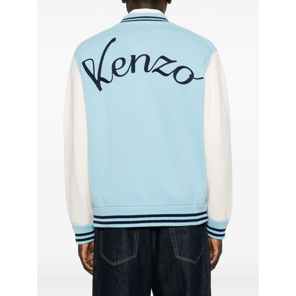 Varsity Logo-Embroidered Cardigan