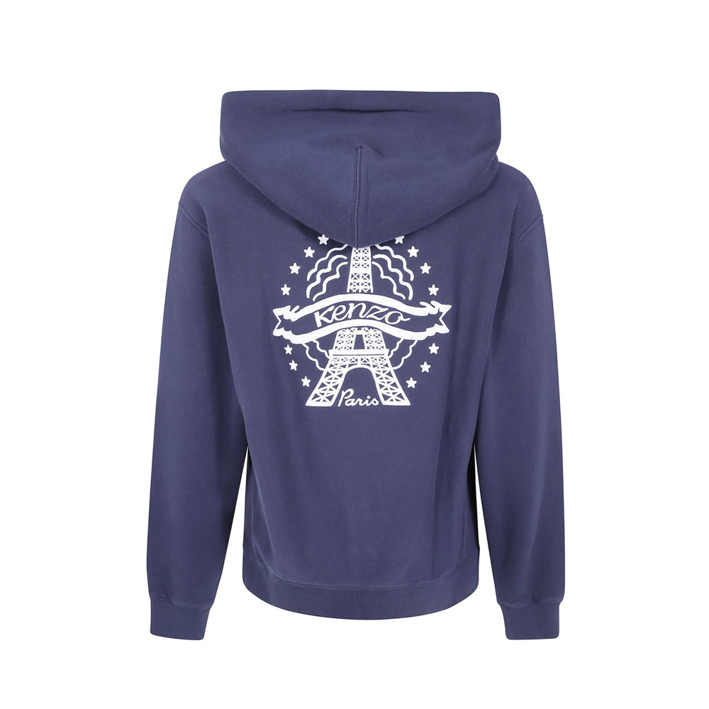 Graphic-Print Zip-Up Hoodie