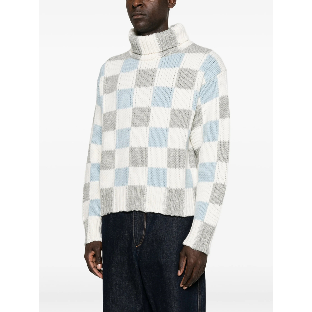 Kenzo Checks Roll-Neck Sweater