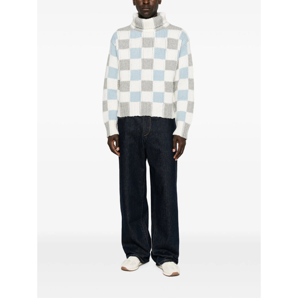 Kenzo Checks Roll-Neck Sweater