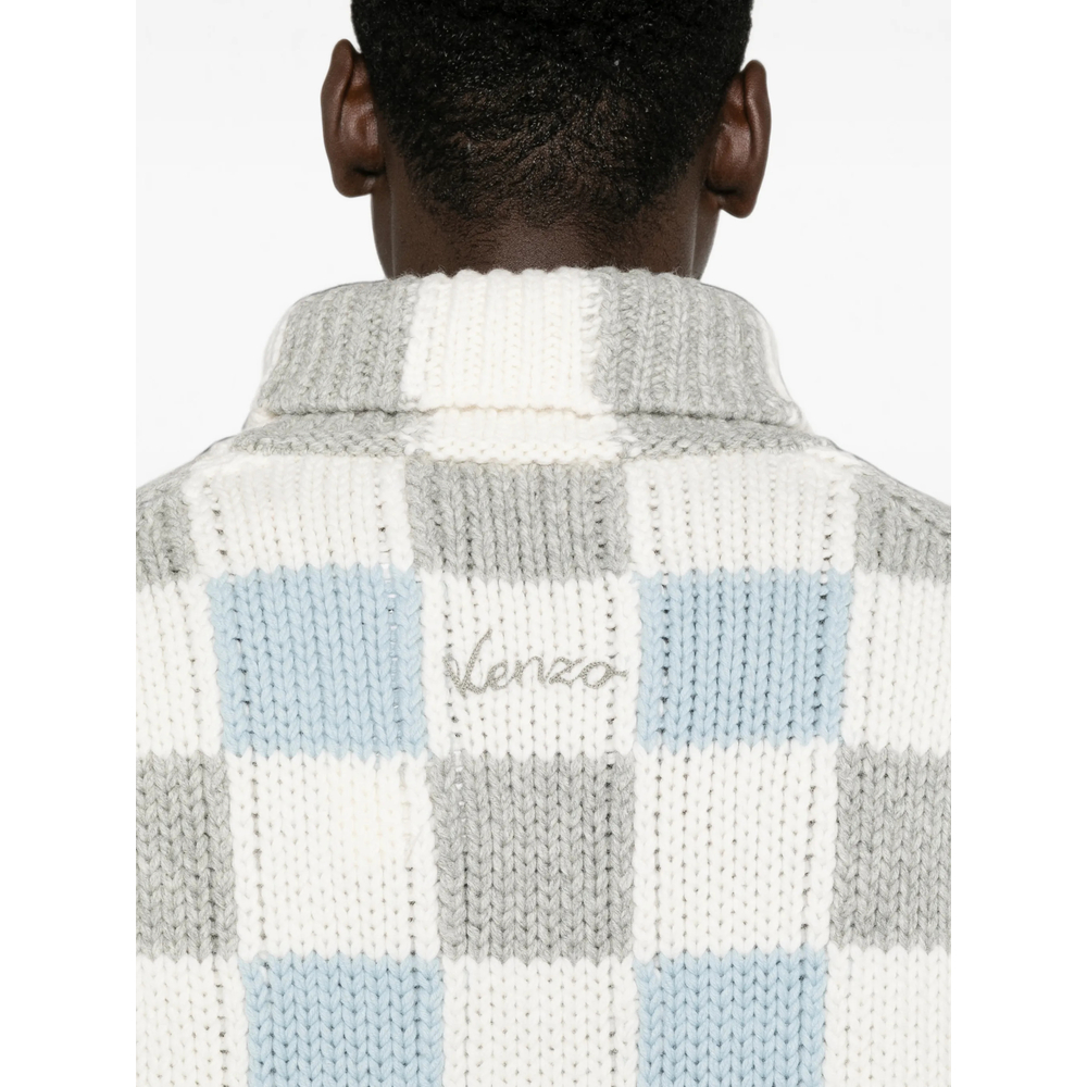 Kenzo Checks Roll-Neck Sweater