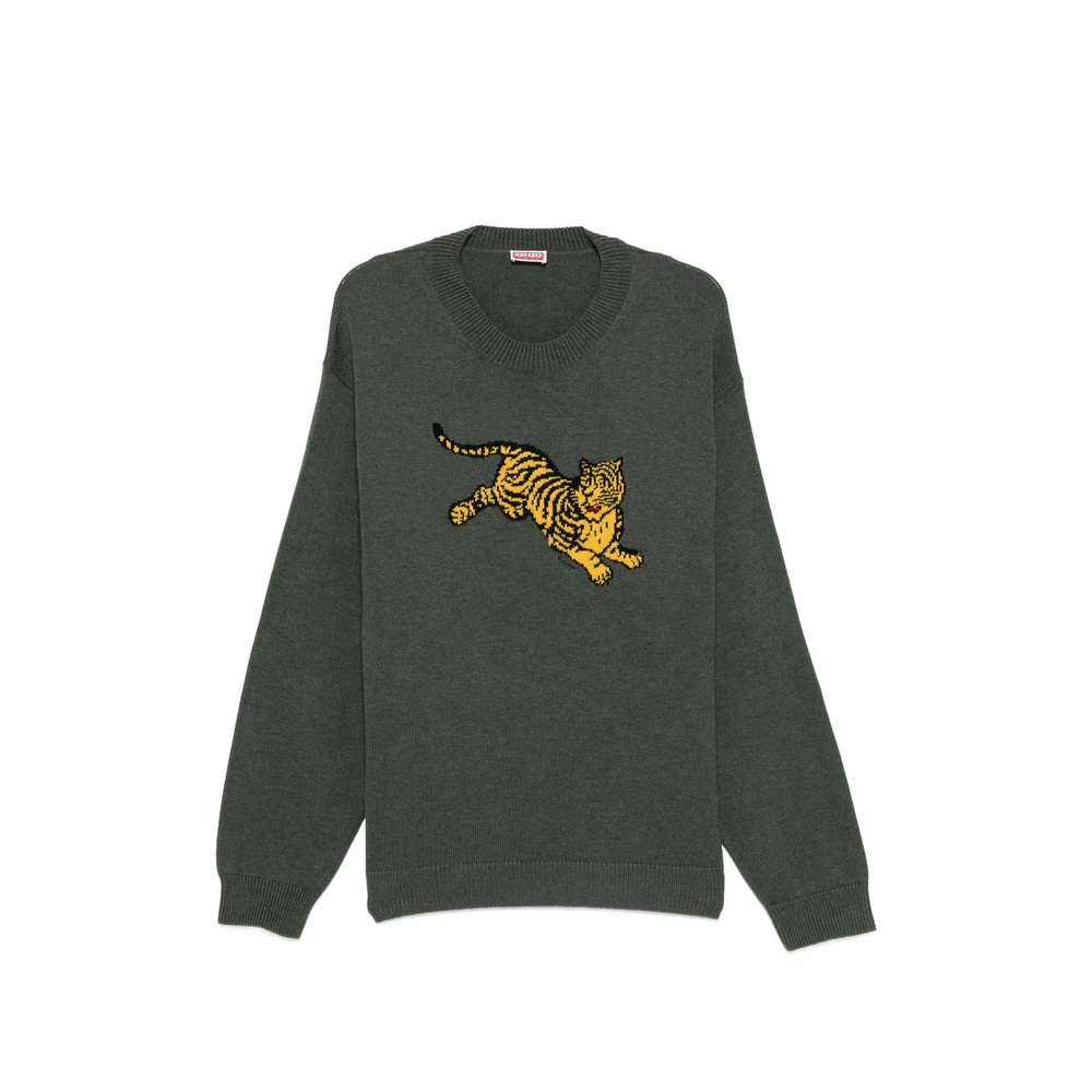 Tiger-Motif Sweater