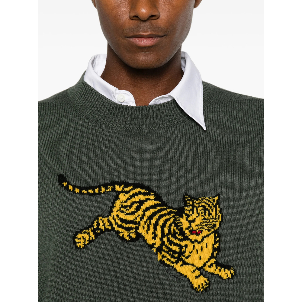 Tiger-Motif Sweater