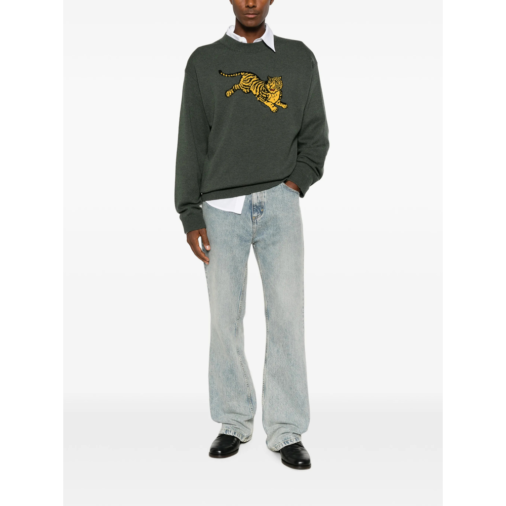 Tiger-Motif Sweater