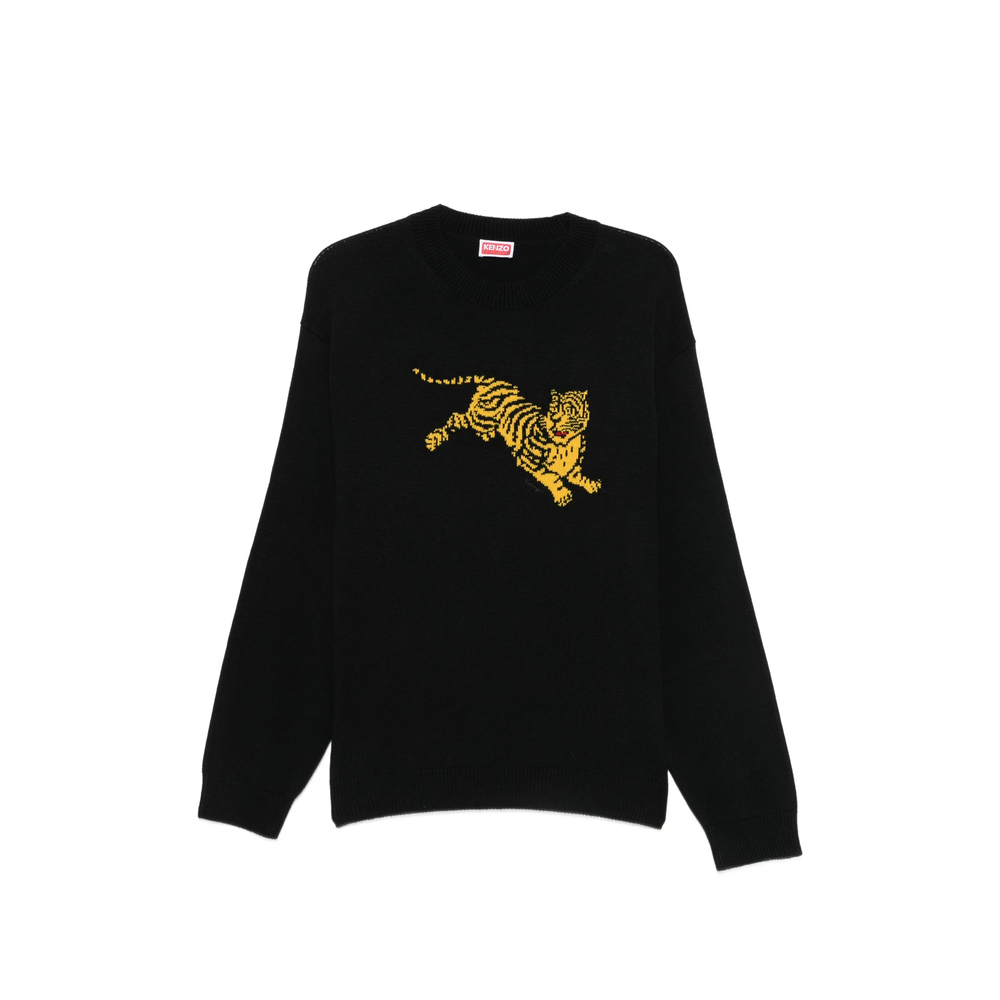 Tiger-Motif Sweater