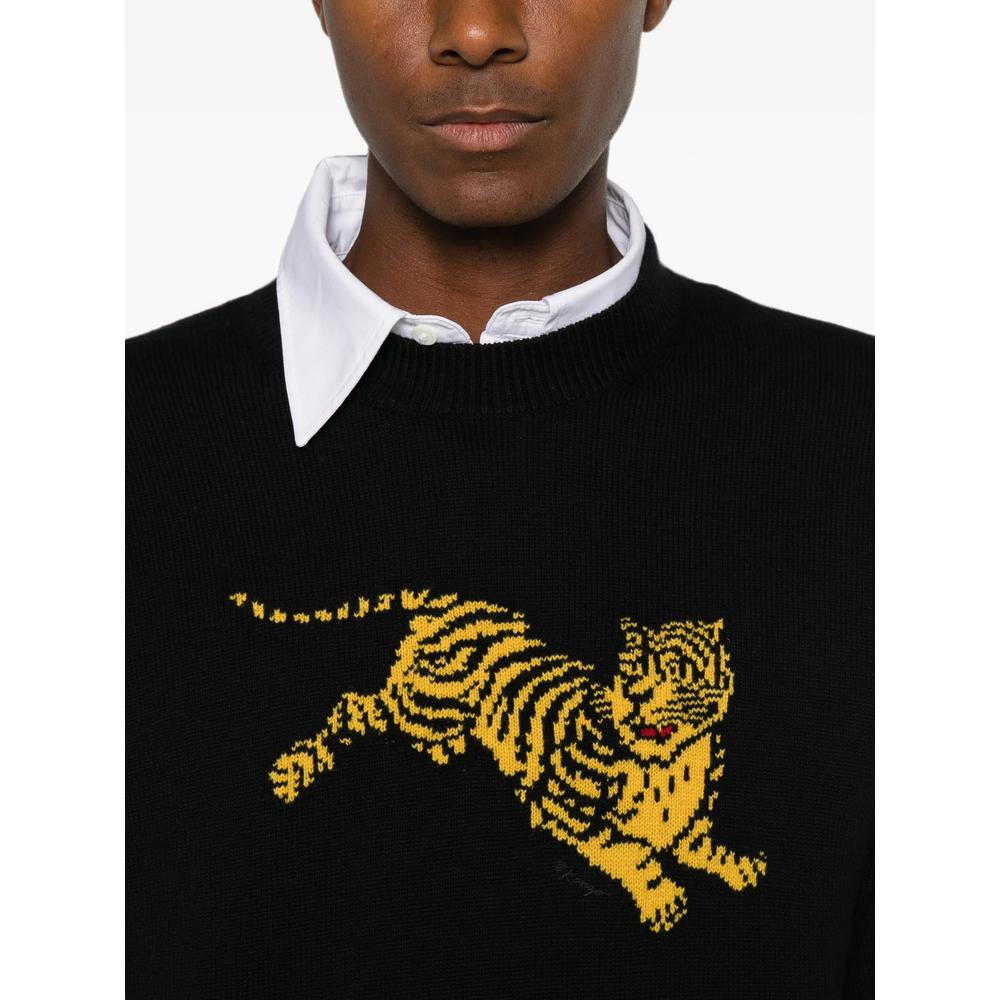 Tiger-Motif Sweater