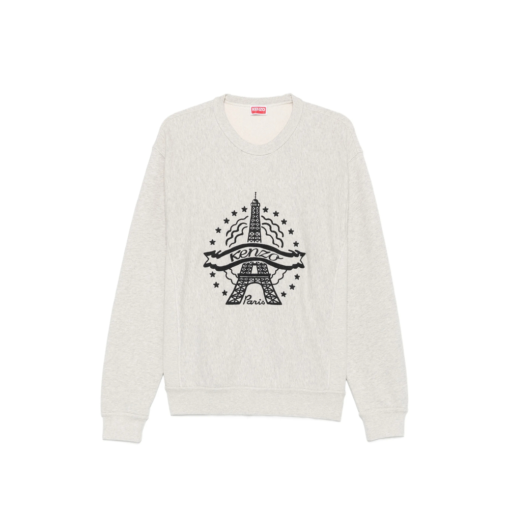 Kenzo Logo-embroidered Cotton Sweater