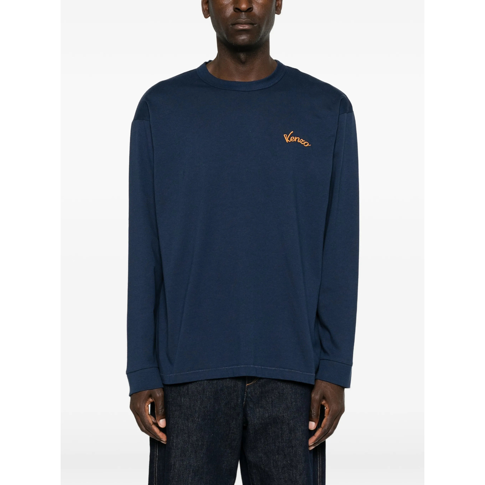 Eiffel Tower-Print Long-Sleeve T-Shirt