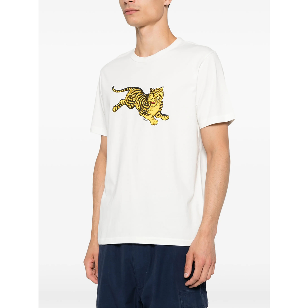 Tiger-Print T-Shirt
