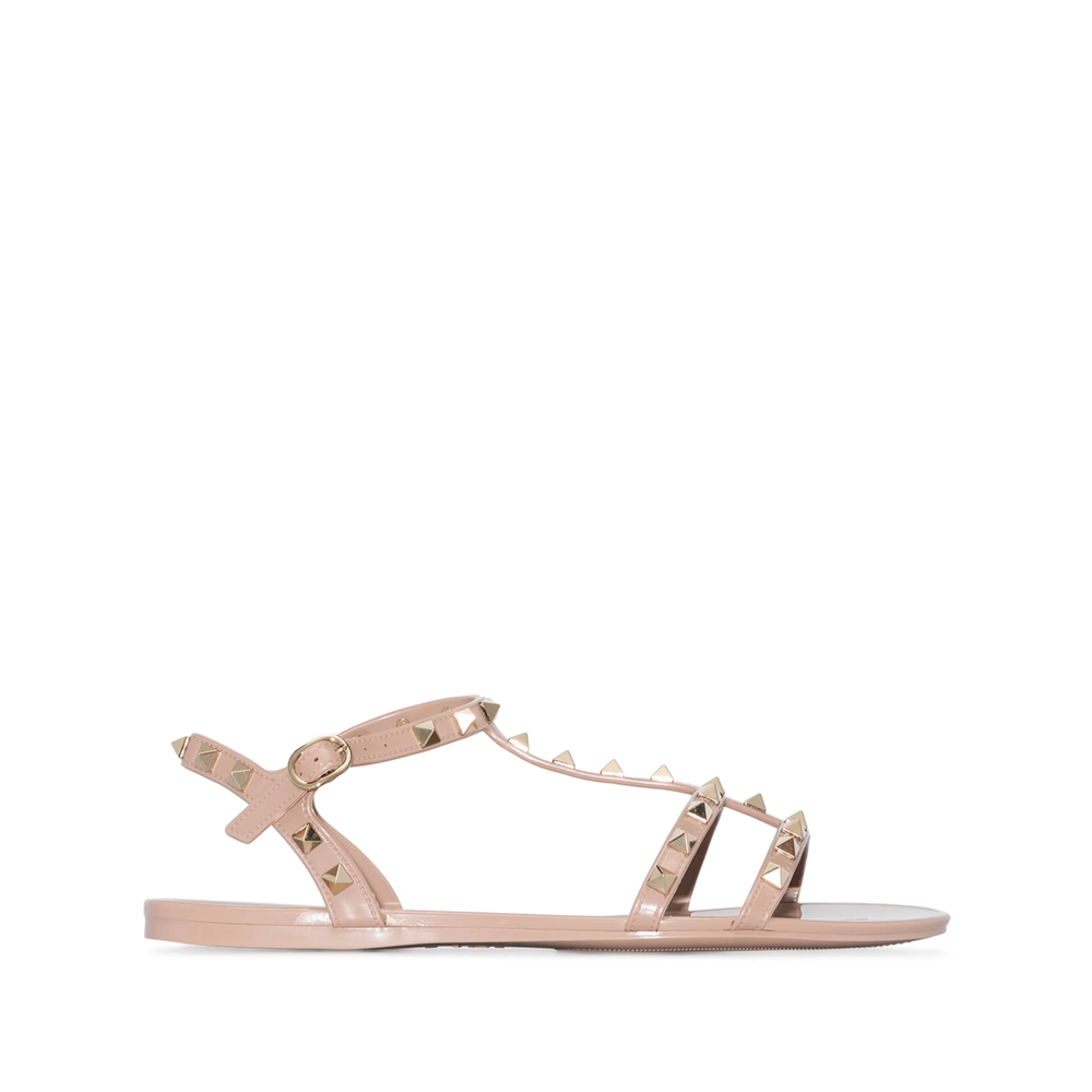 Garavani Rockstud Flat Rubber Sandal