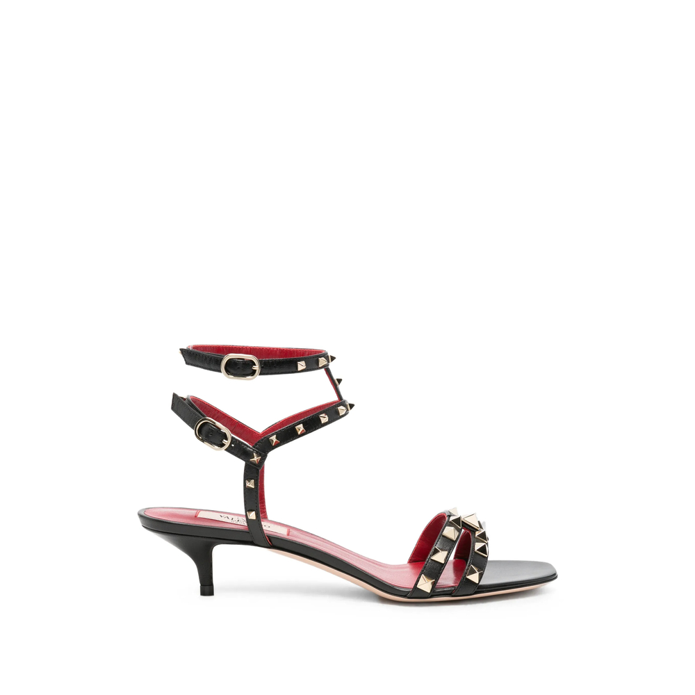 Garavani Rockstud Ankle-Strap Sandals