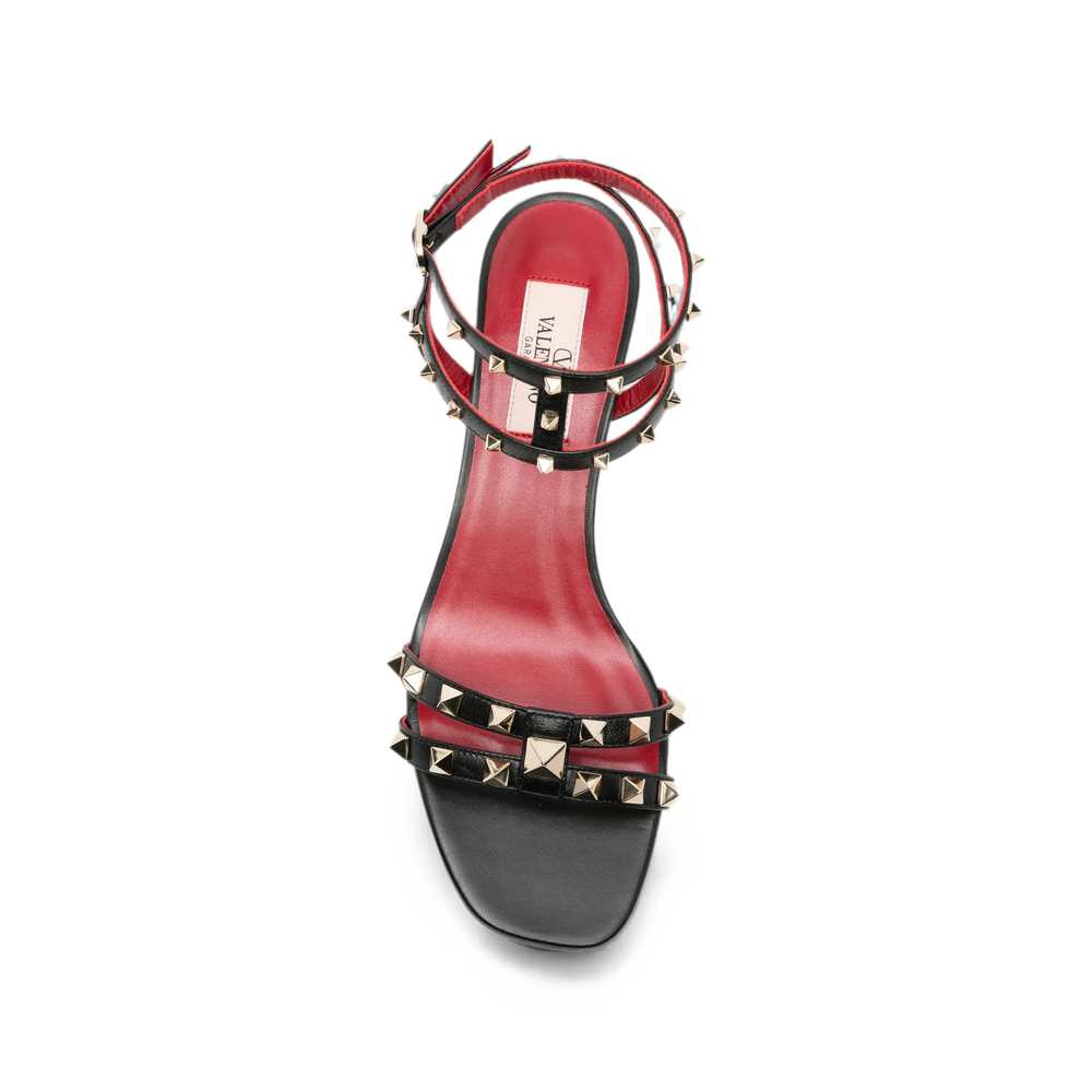 Garavani Rockstud Ankle-Strap Sandals