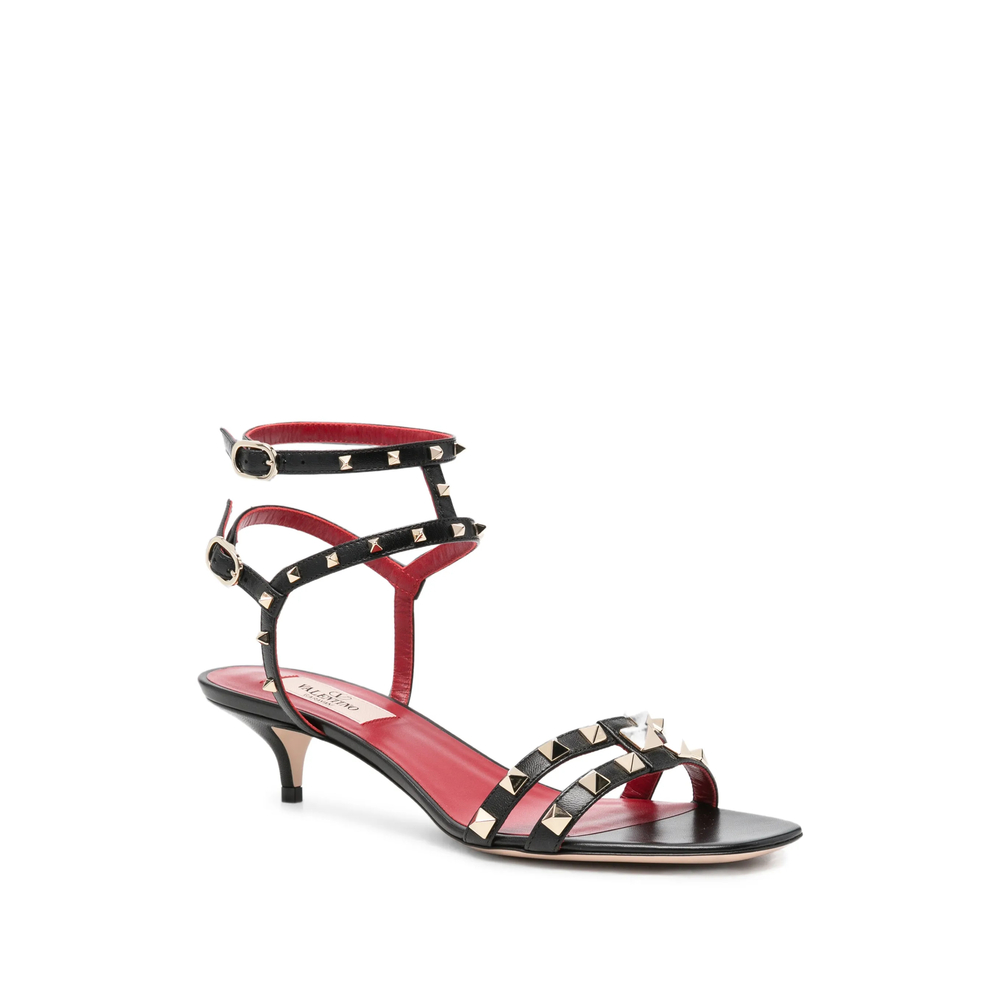 Garavani Rockstud Ankle-Strap Sandals