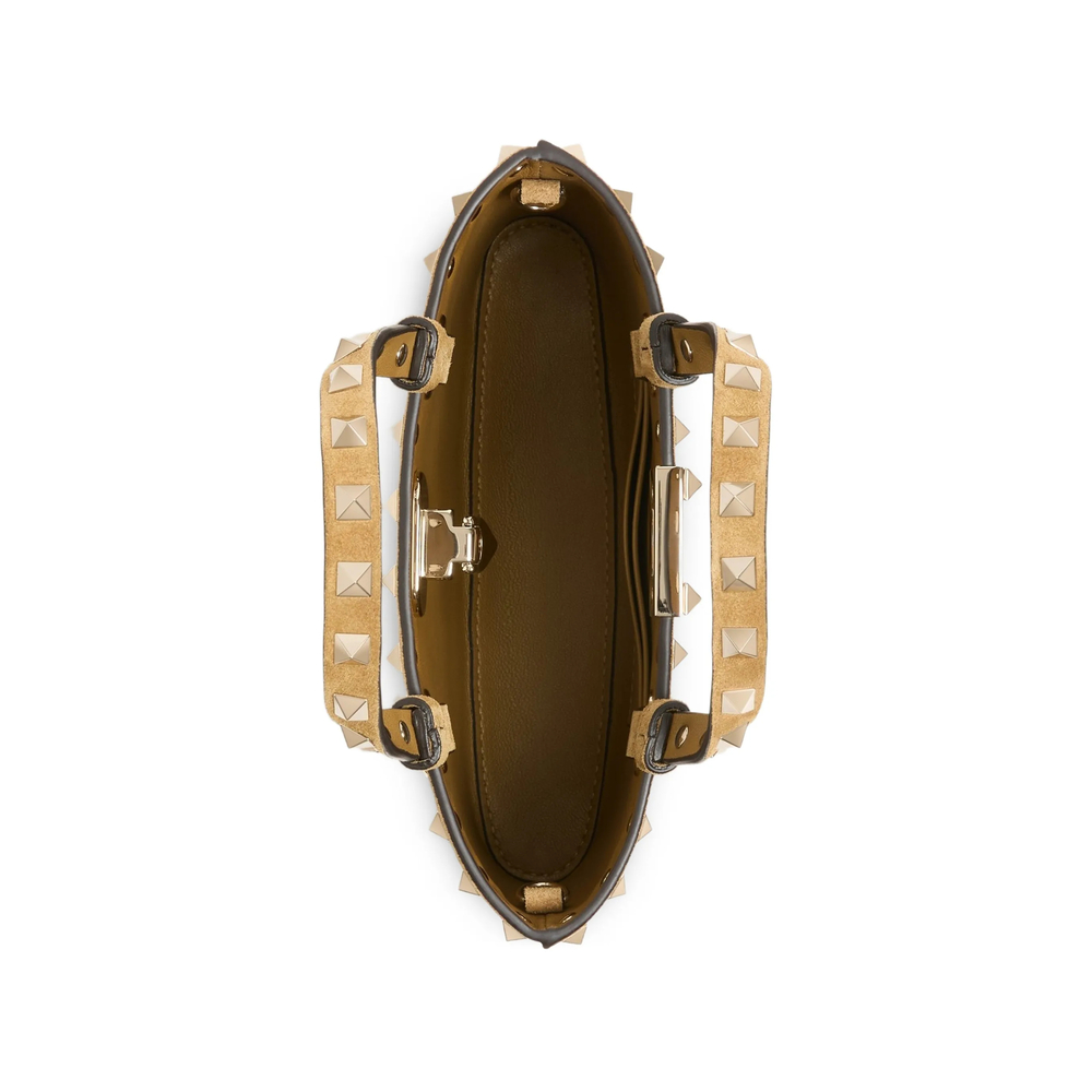 Garavani Rockstud Mini Suede Shopping Bag